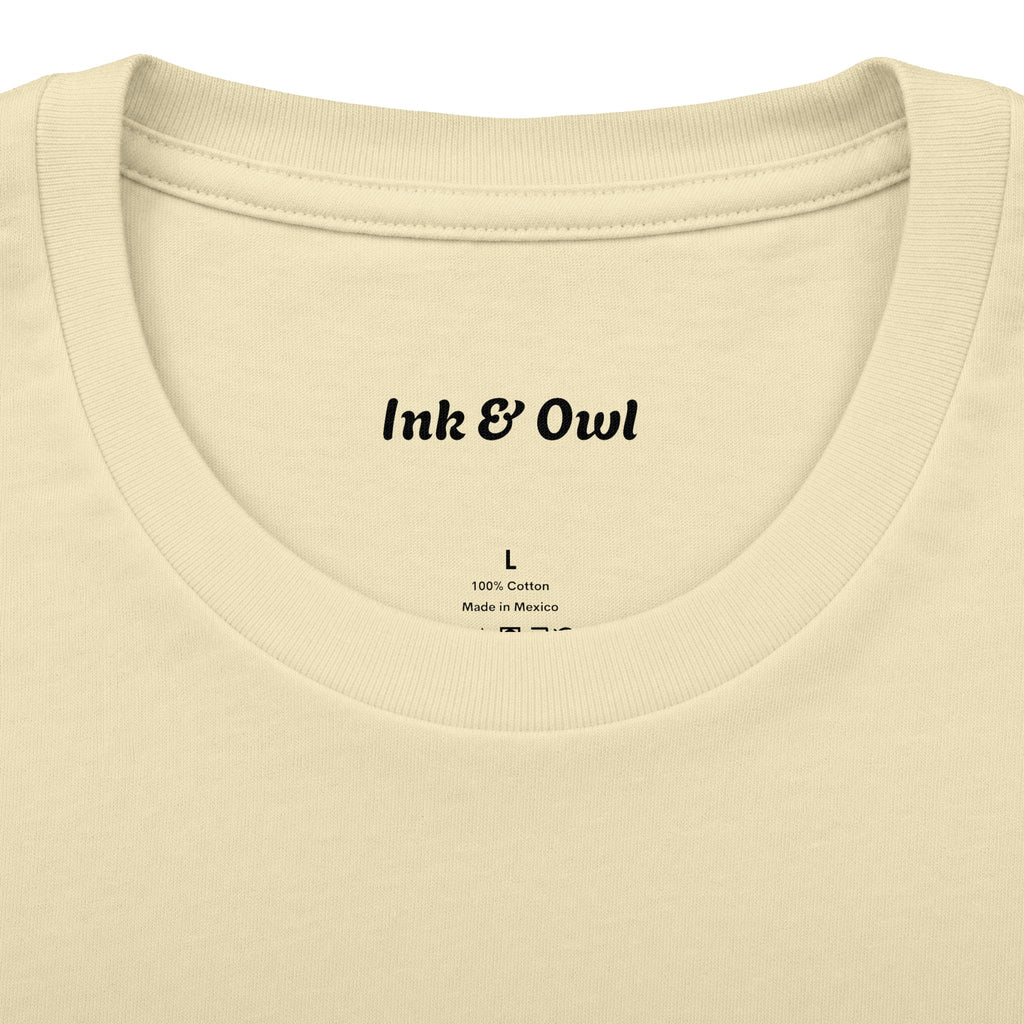 Gothic Window Tee — "We Remain in the Glow Between the Last Thought and the First Memory"