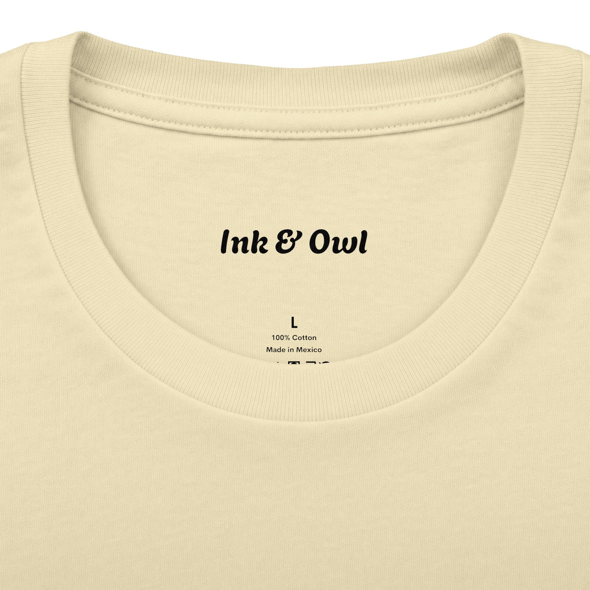 Gothic Window Tee — "We Remain in the Glow Between the Last Thought and the First Memory"