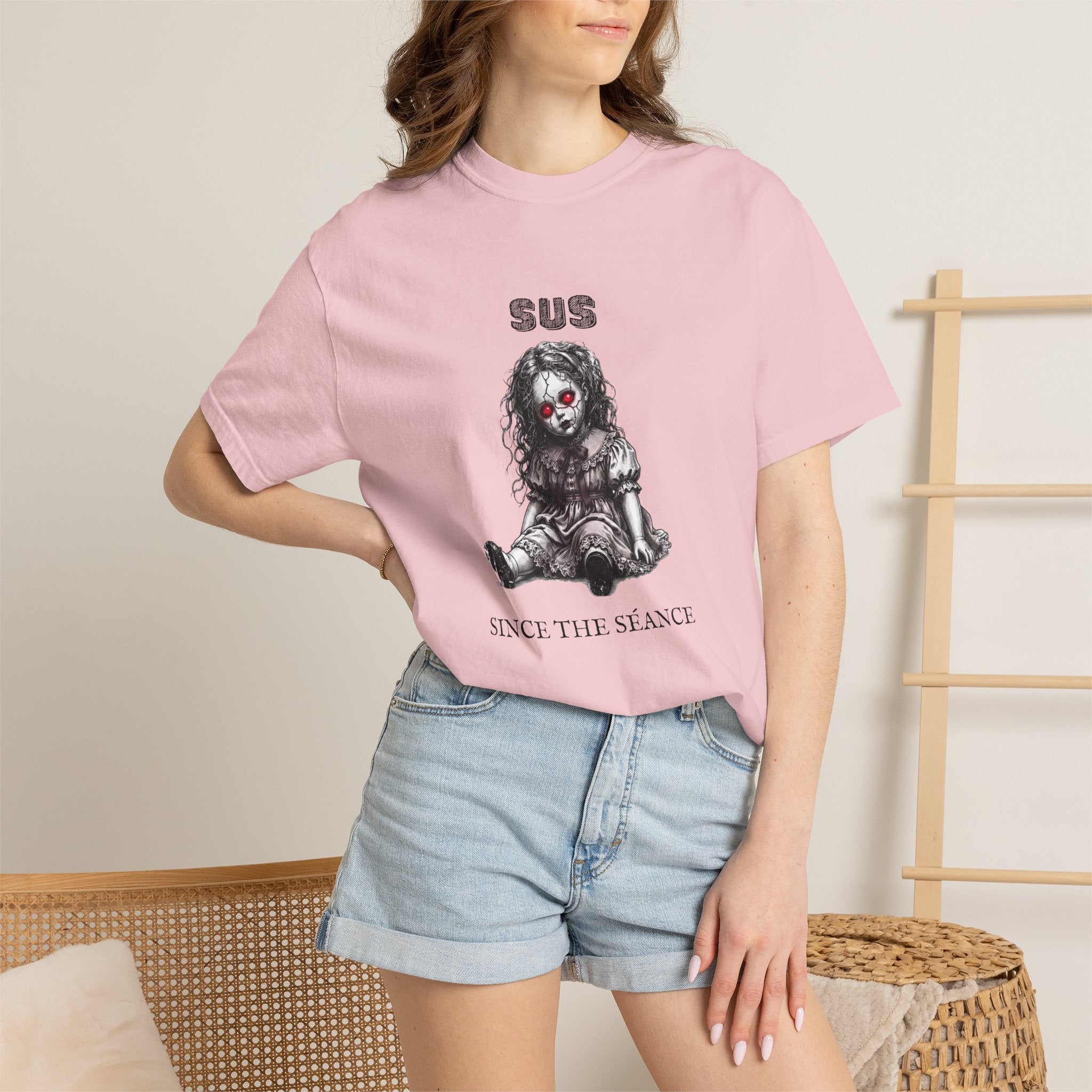 Sus Since the Séance Doll T‑Shirt — Gothic Horror Tee