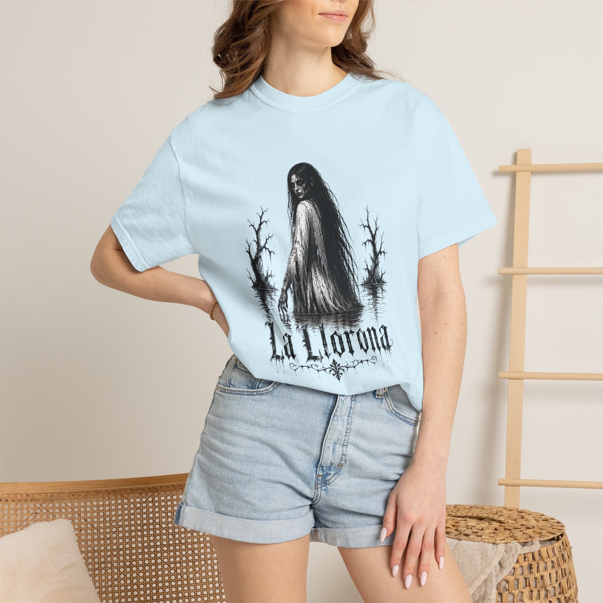 La Llorona Graphic T-Shirt — Haunted Mexican Folklore Tee