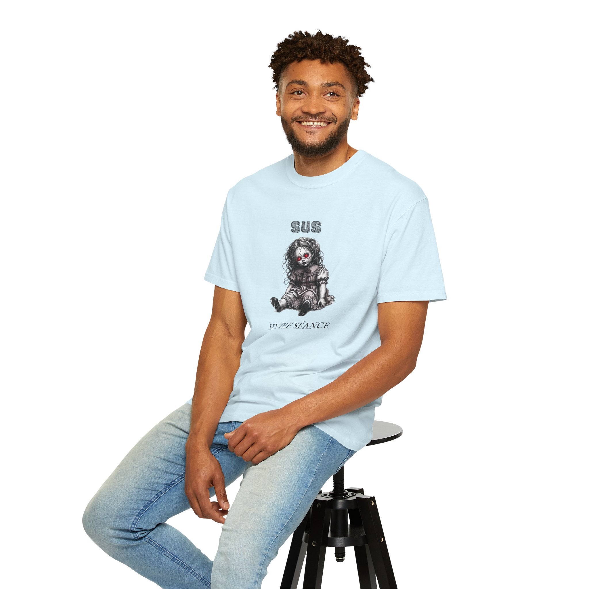 Sus Since the Séance Doll T‑Shirt — Gothic Horror Tee