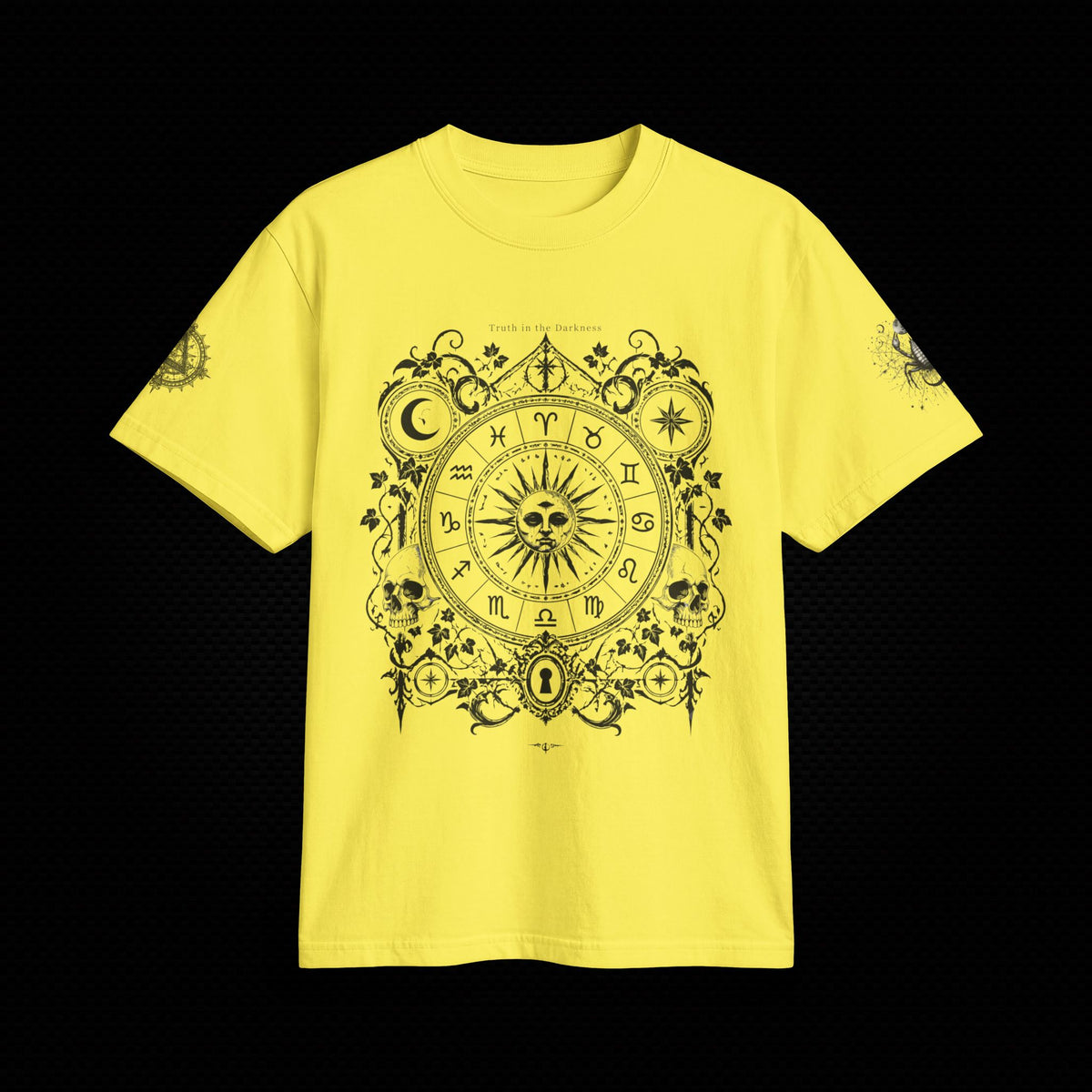 Truth in the Darkness Celestial Zodiac Tee