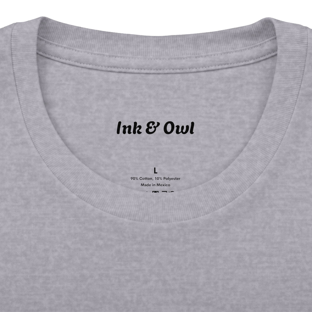Gothic Window Tee — "We Remain in the Glow Between the Last Thought and the First Memory"