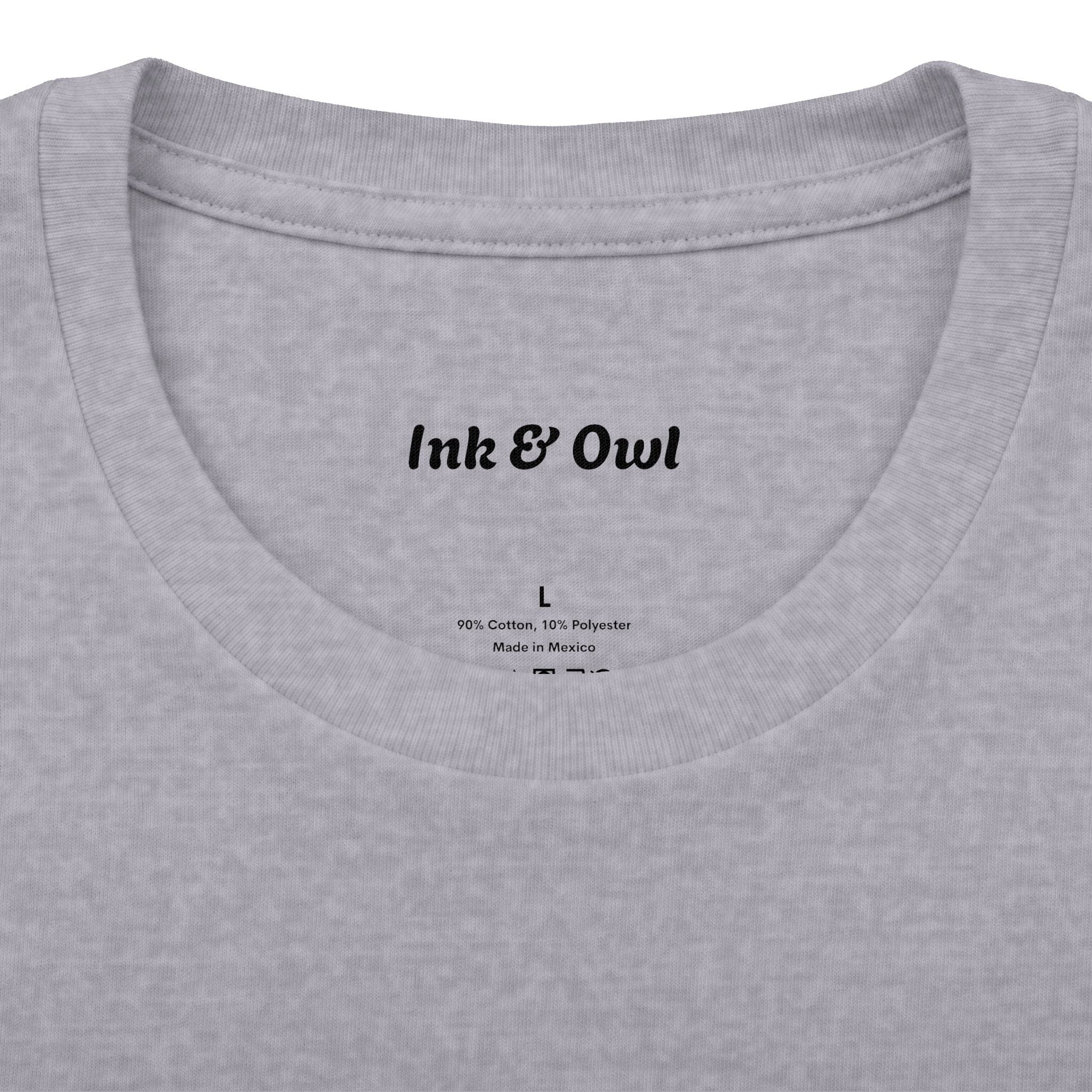 Gothic Window Tee — "We Remain in the Glow Between the Last Thought and the First Memory"
