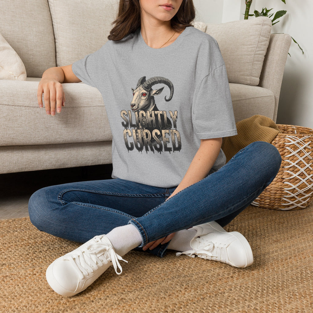 Slightly Cursed Goat T-Shirt — Vintage Graphic Tee