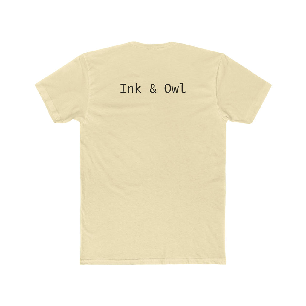 Owl Illustration Tee — “Perspective Changes Everything” Graphic T-Shirt
