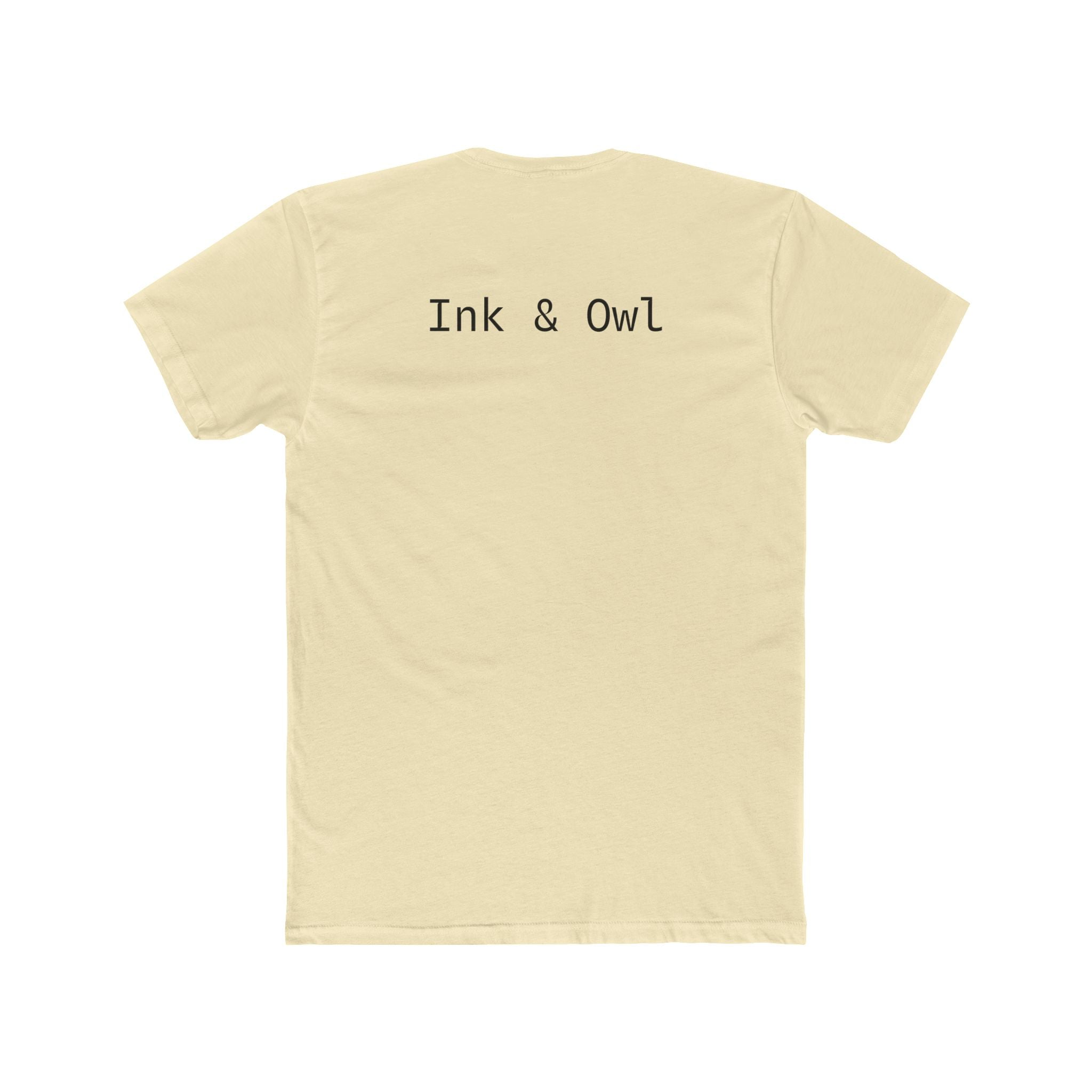 Owl Illustration Tee — “Perspective Changes Everything” Graphic T-Shirt