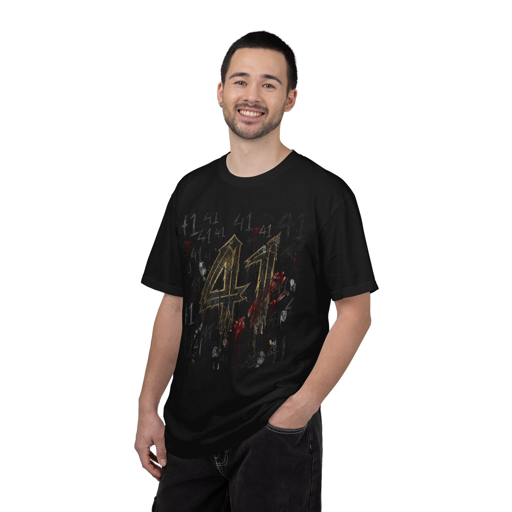 41 Graphic T-Shirt — Distressed Grunge Song Tee