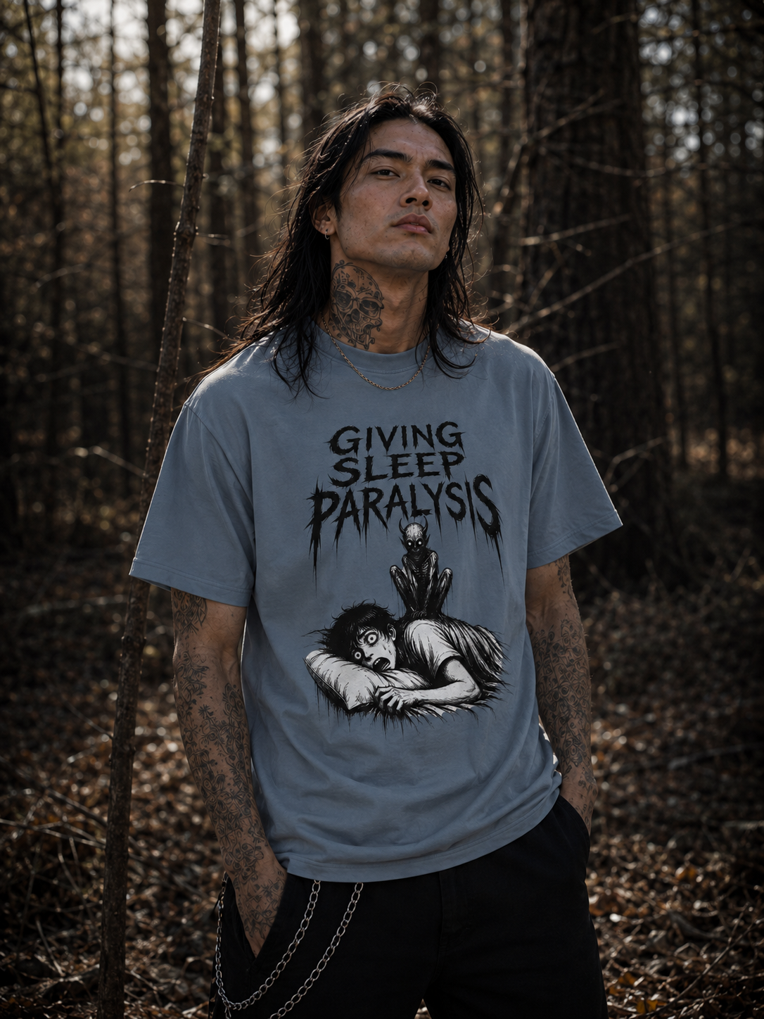 Giving Sleep Paralysis Graphic T-Shirt