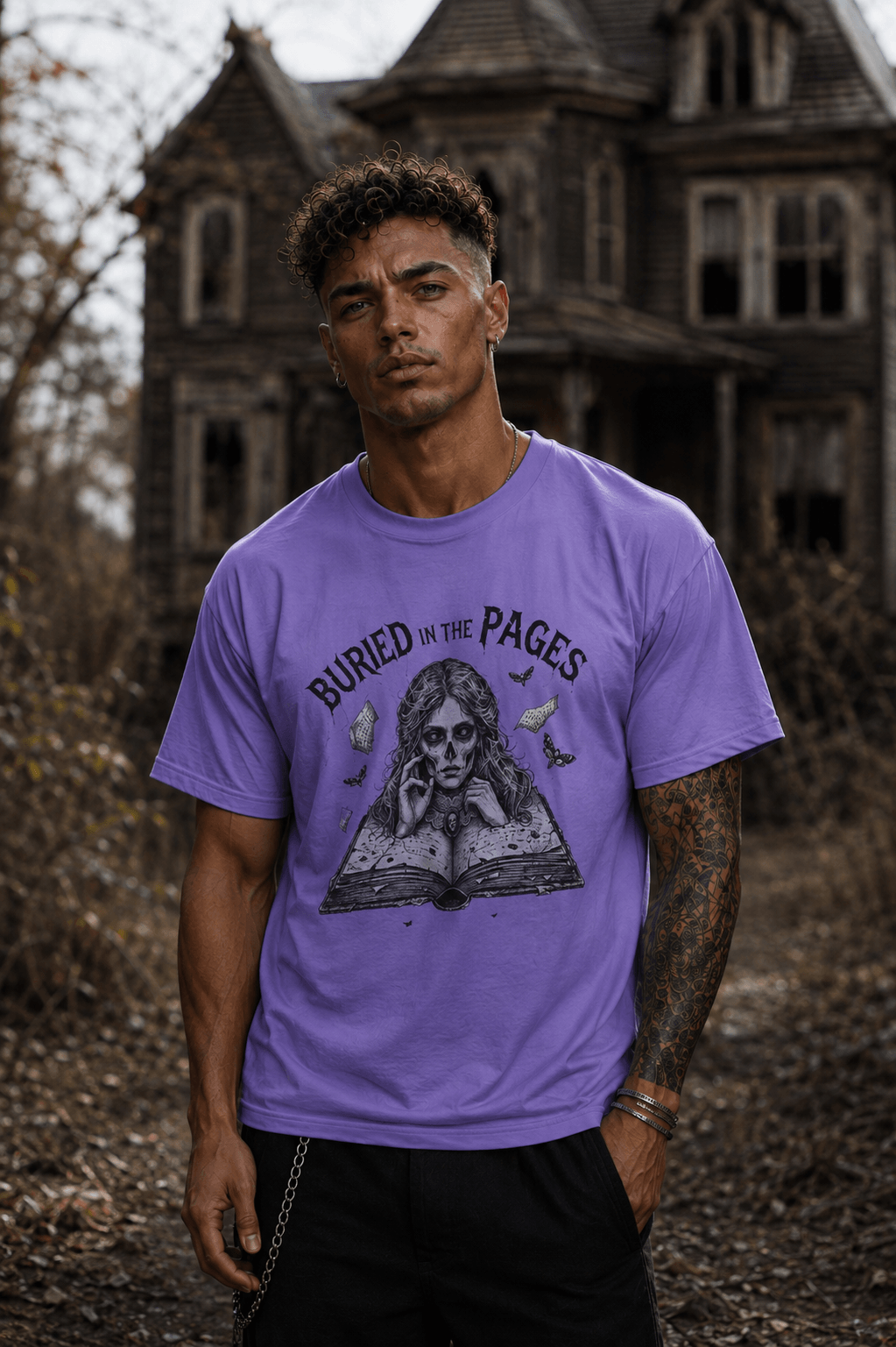 Buried in the Pages Booklover Tee