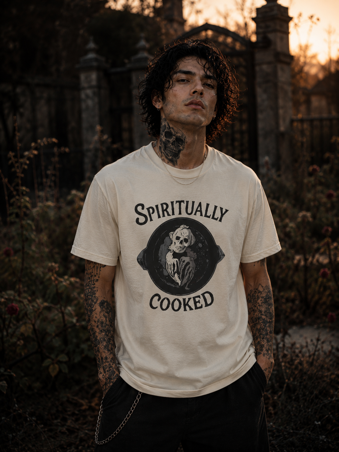 Spiritually Cooked Gothic T-Shirt