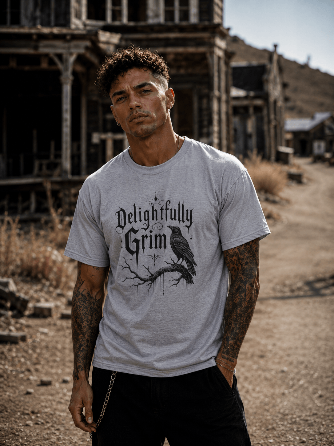 Delightfully Grim Graphic T-Shirt
