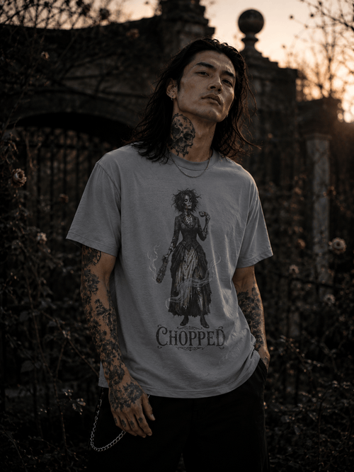 Chopped Gothic Graphic T-Shirt