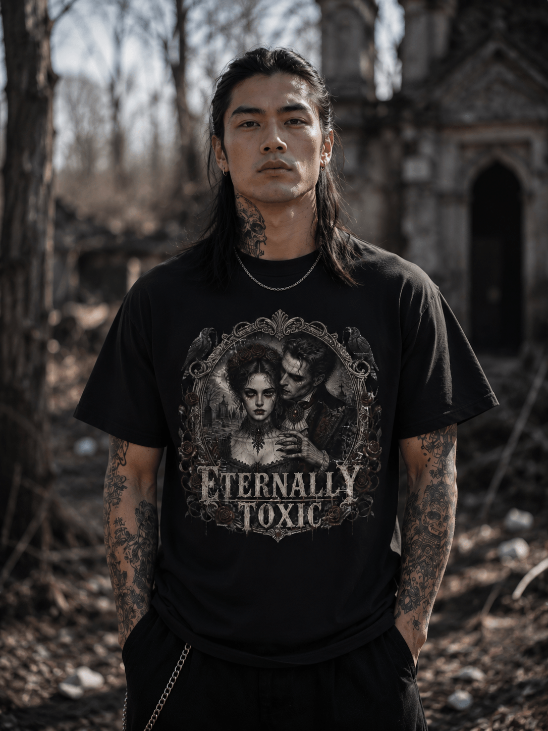 Eternally Toxic Gothic Romance T-Shirt