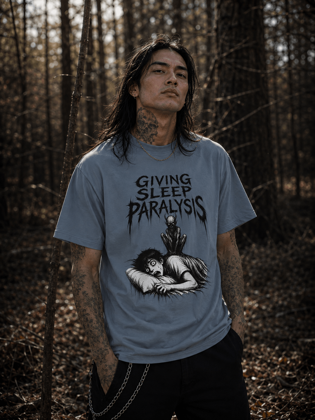 Giving Sleep Paralysis Graphic T-Shirt
