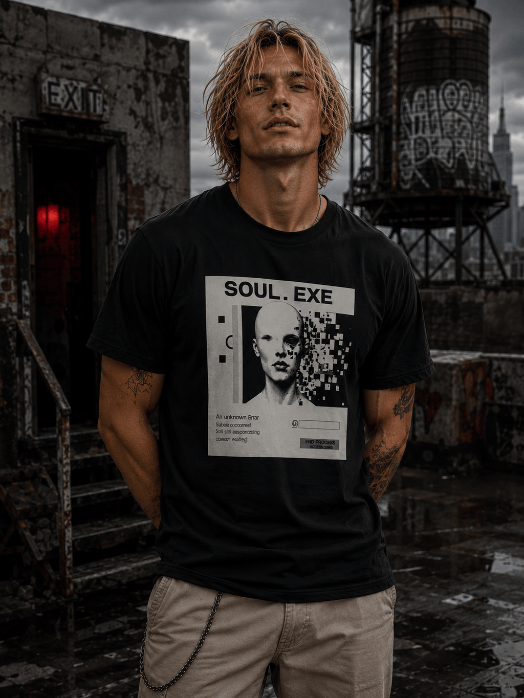 SOUL.EXE Corrupted Soul Graphic T-Shirt