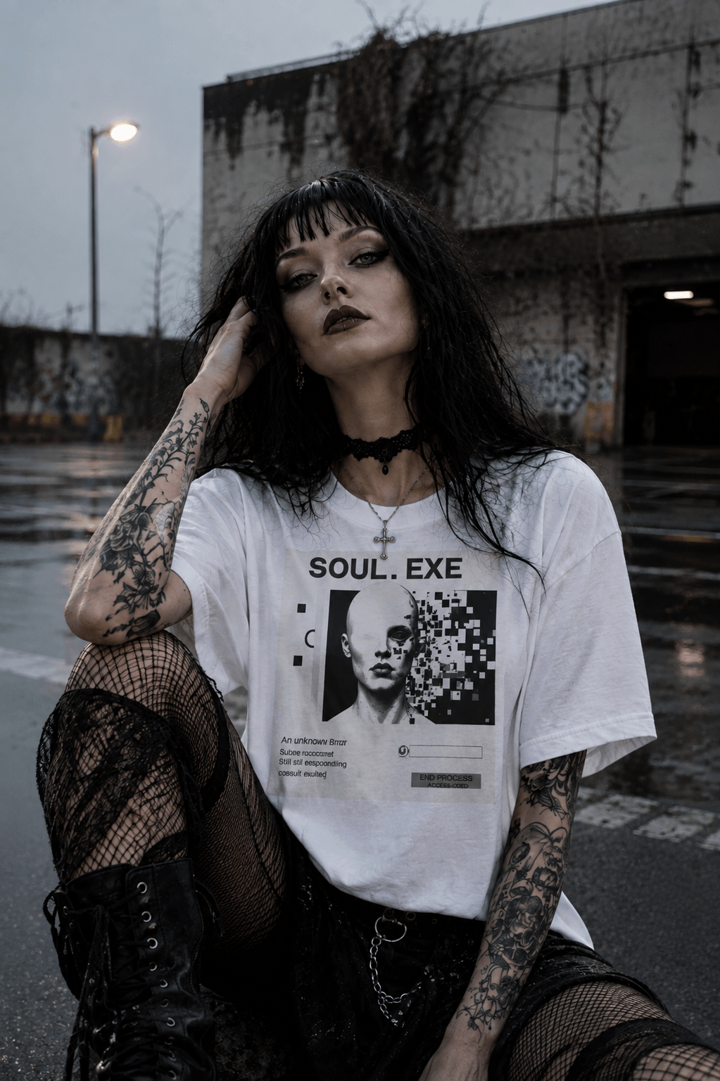 SOUL.EXE Corrupted Soul Graphic T-Shirt
