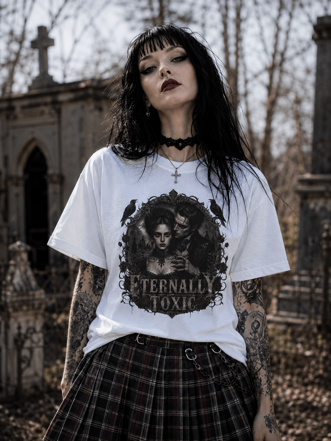 Eternally Toxic Gothic Romance T-Shirt