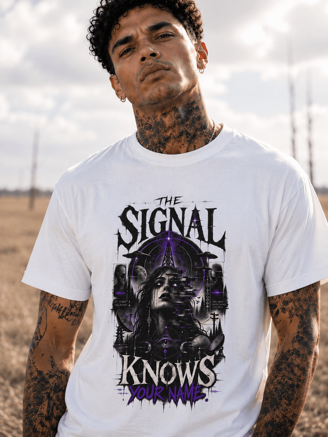 The Signal Knows Your Name Alien T-Shirt